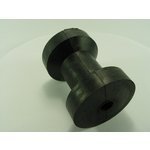 Gummirolle Bugrolle Schwarzer Gummi, <p>bohrung: 16 Mm<p>länge: 100 Mm<p>durchmesser: 75/40 Mm